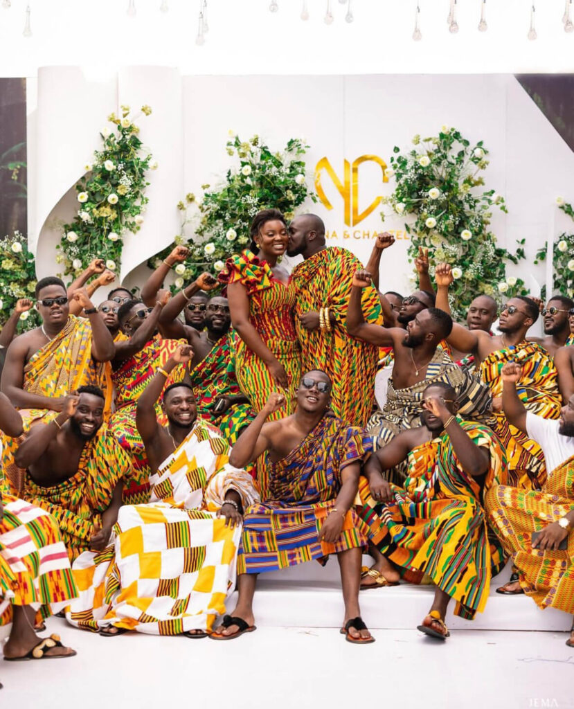 Ghanaian Weddings: This couple's Kente themed wedding was a work of art