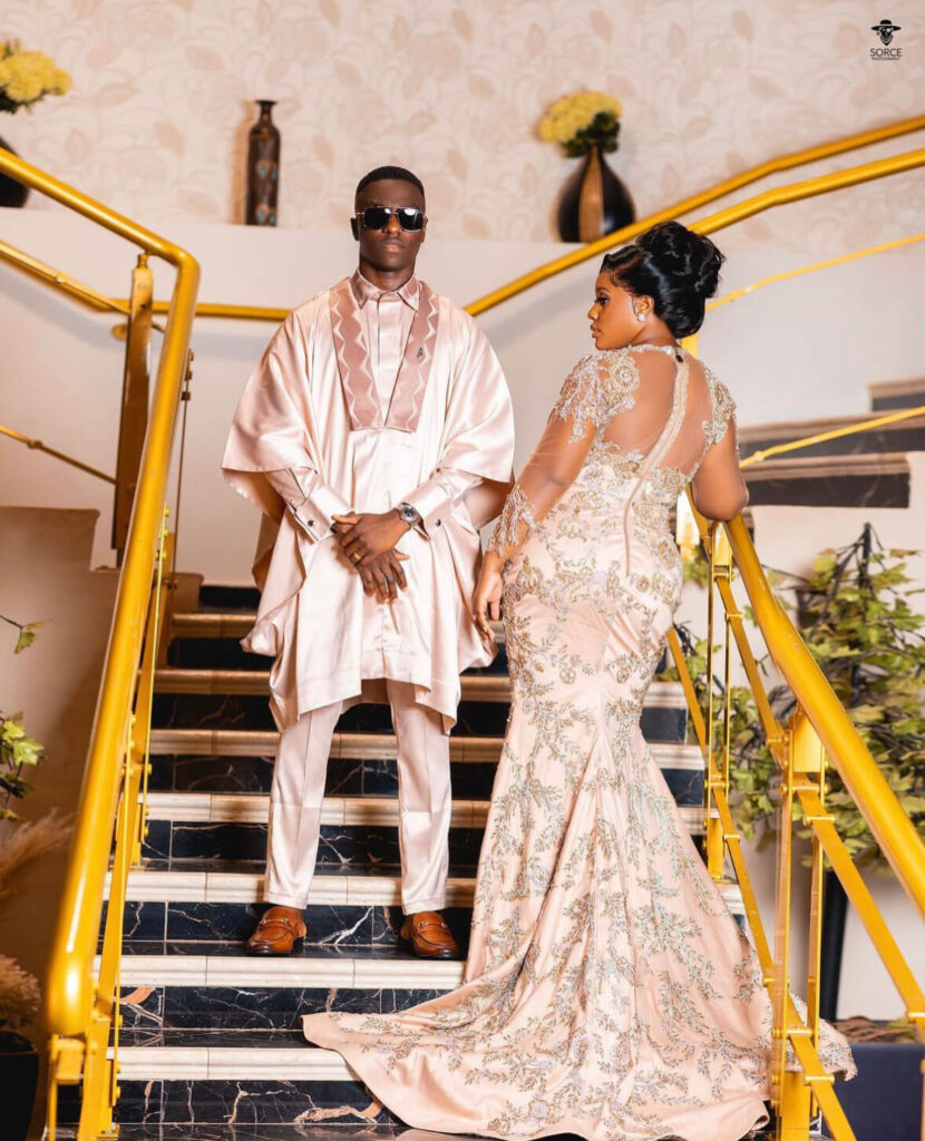 Here are beautiful photos of a groom in Ghanaian wedding outfit