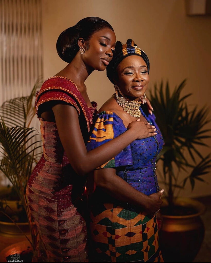 The Kente wedding dress, an epitome of bridal elegance