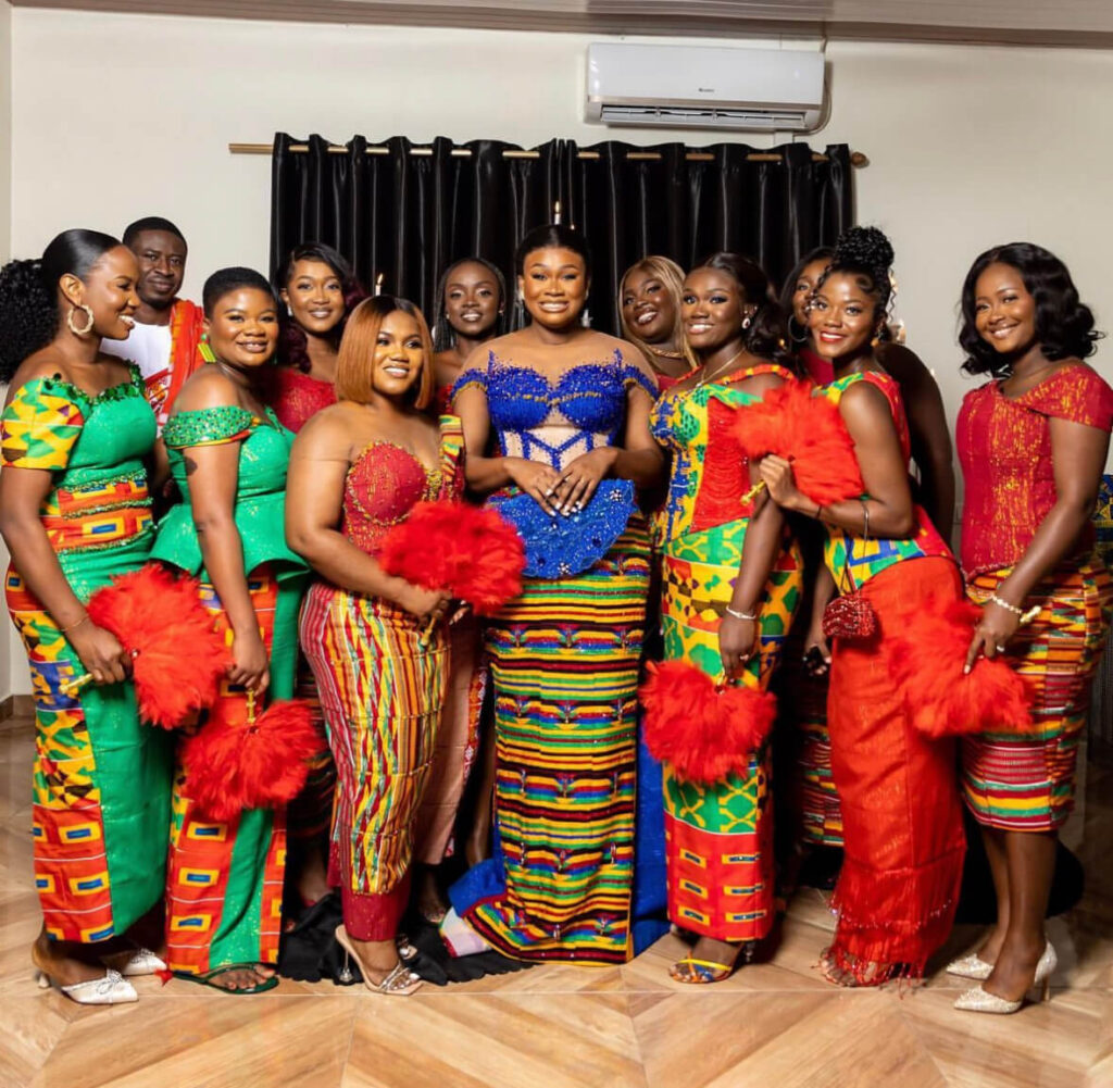 Why you should try a Kente bridesmaid dress