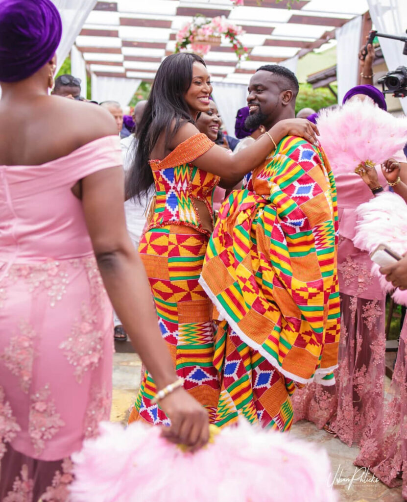 Sarkodie and Tracy's traditional wedding pictures