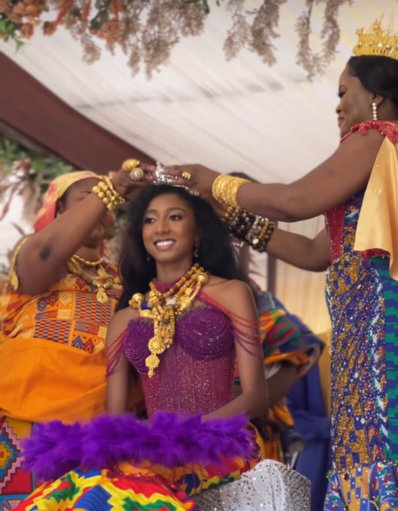 Omanye Royal Kingdom: Shantel in her crowning ceremony for wedding with Prince Alvin