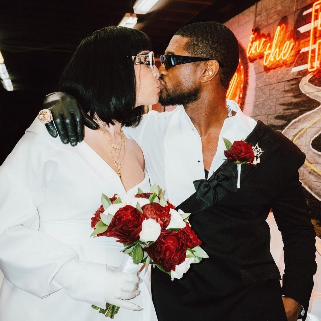 Usher marries in a private wedding moments after Super Bowl LVIII performance