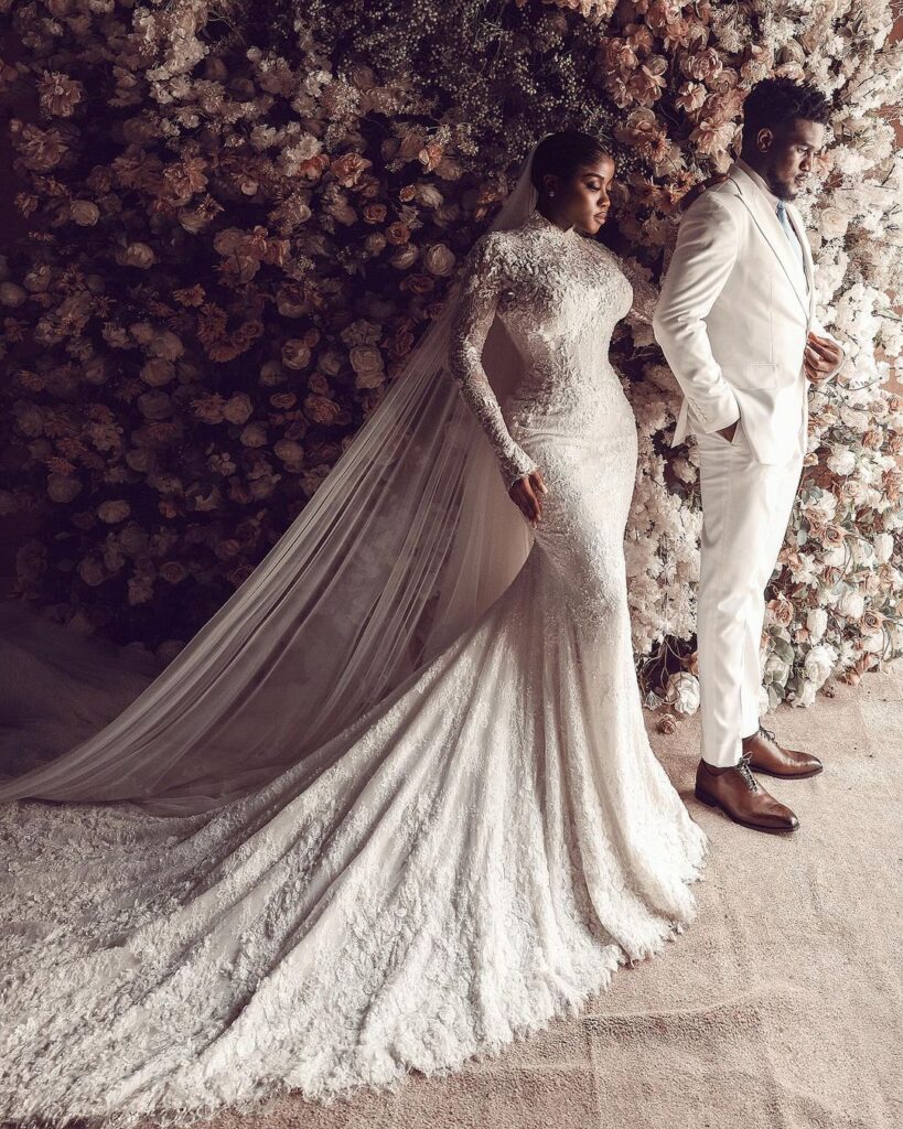 Veekee James Wedding: Popular Nigerian Fashion Designer Marries Partner Femi