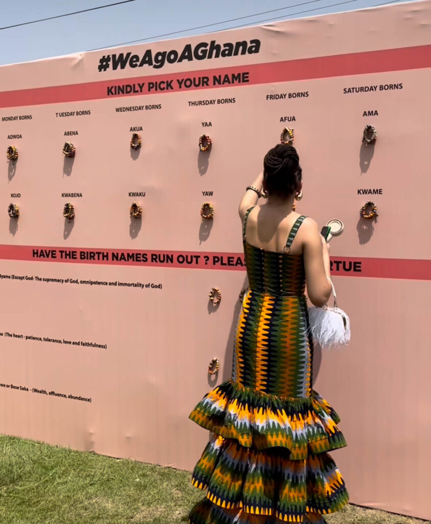 How Myrtle Weddings creatively immersed foreign guests in Ghana's culture with a 'Beads Wall'