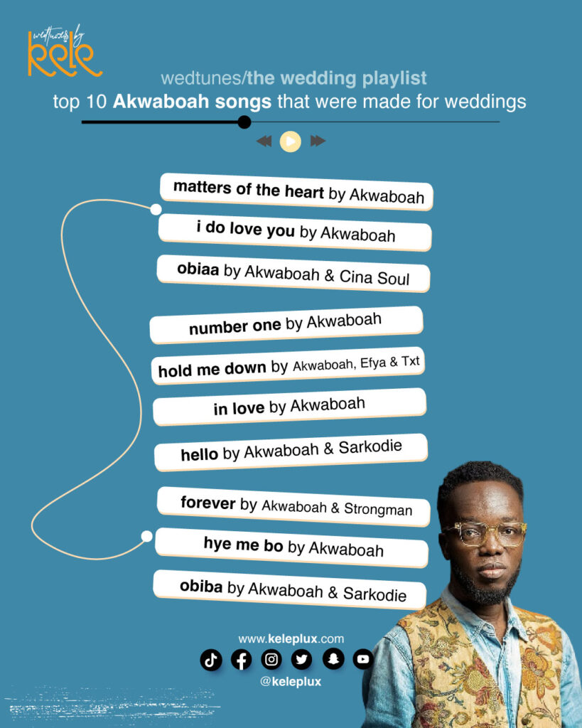 Ghanaian Wedding Songs: Top 10 Akwaboah songs that are made for weddings